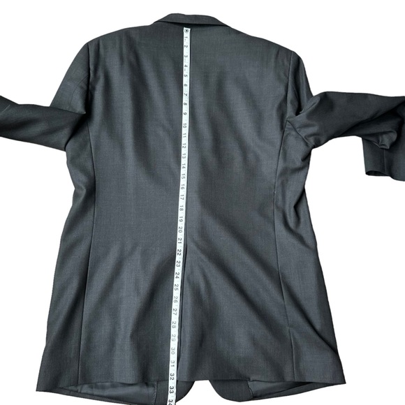 Pronto Uomo Mens Platinum Travel Two Button‎ Performance Wool Blazer Jacket 44L - Picture 12 of 14